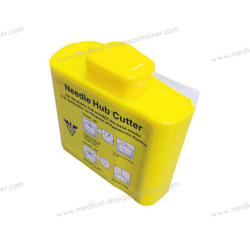 0.3L sharps disposal bin