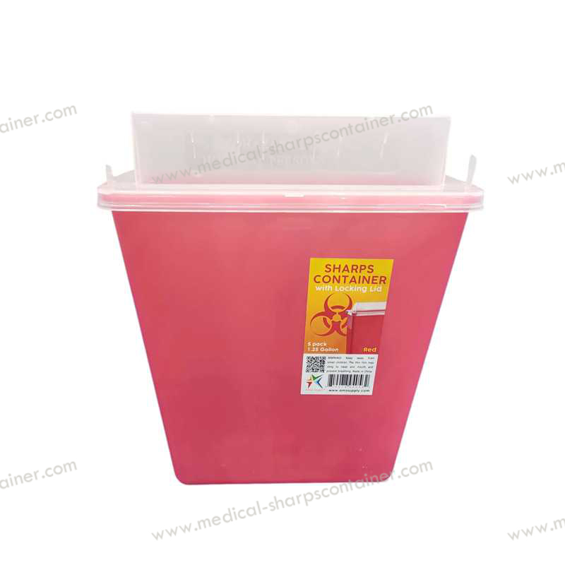 1.25 gallon  Sharps container
