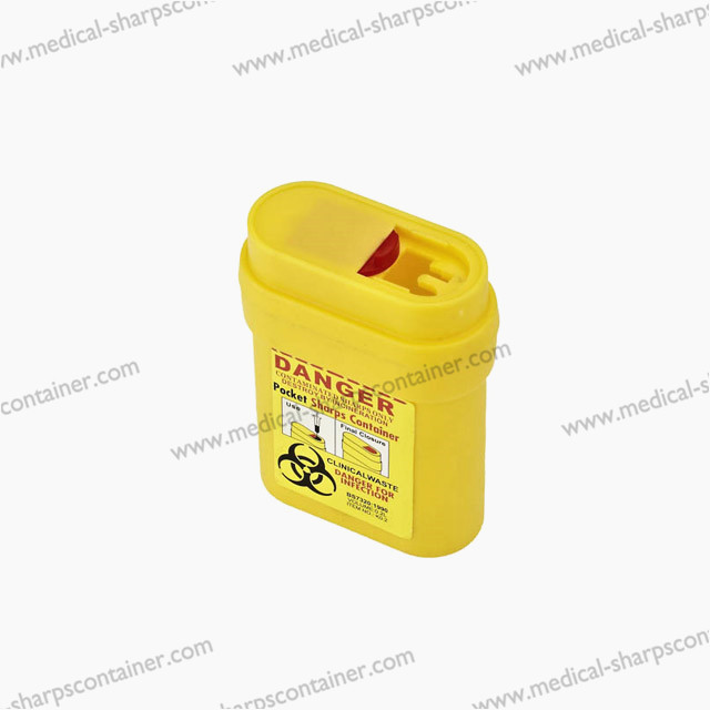 0.2L pocket sharps disposal container
