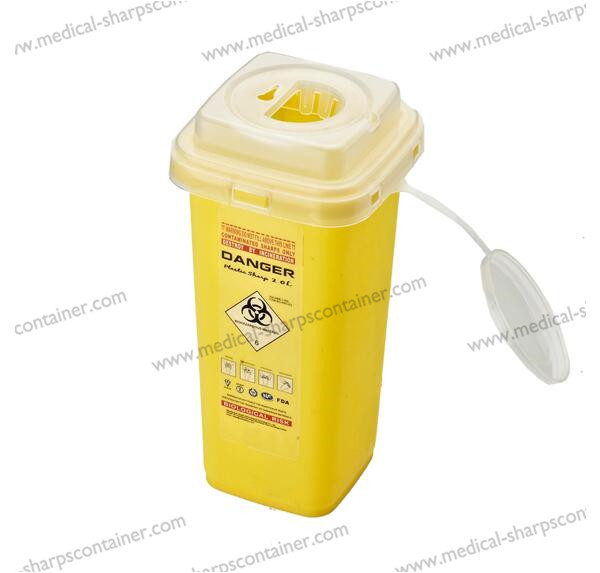 2L sharps container box