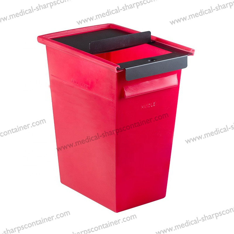 10 gallon 38L disposable sharps container