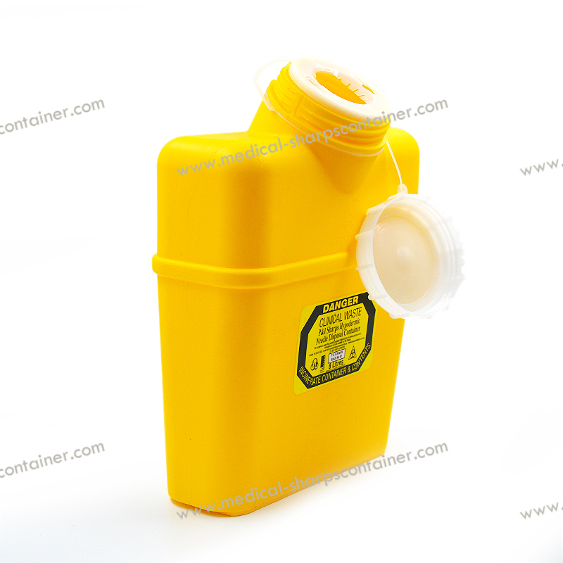 Sharps Container 8 litre Non-spill screw top lid 