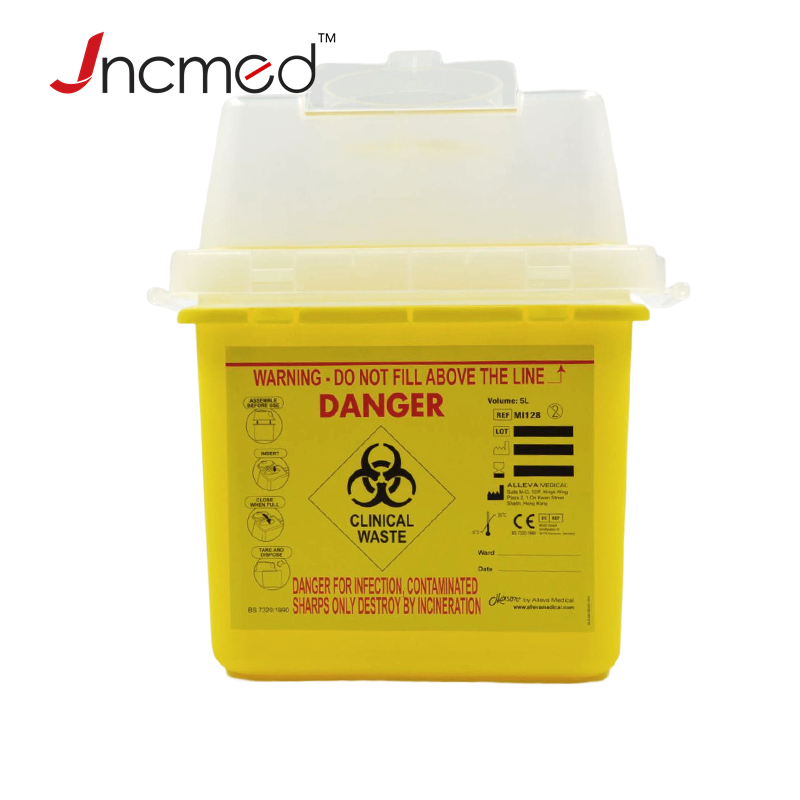 5L sharp container medical biohazard containers medical wastes bin