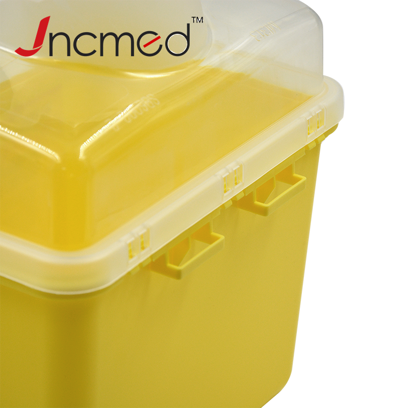 7L Hospital use biohazardous waste container