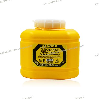 Sharps Container 5L Non-Spill Screw Top Lid